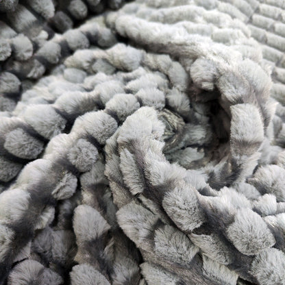 Damen samtige Kuscheldecke mit 3D-Struktur Brehn