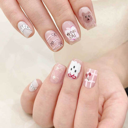 Verspielt Charakter Nagelkunst