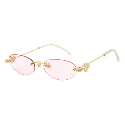 Damen Designer-Sonnenbrille mit luxuriösen Verzierungen Brehn