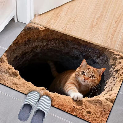 Anti-Rutsch Lustige Katzen-Themen Fußmatte Brehn