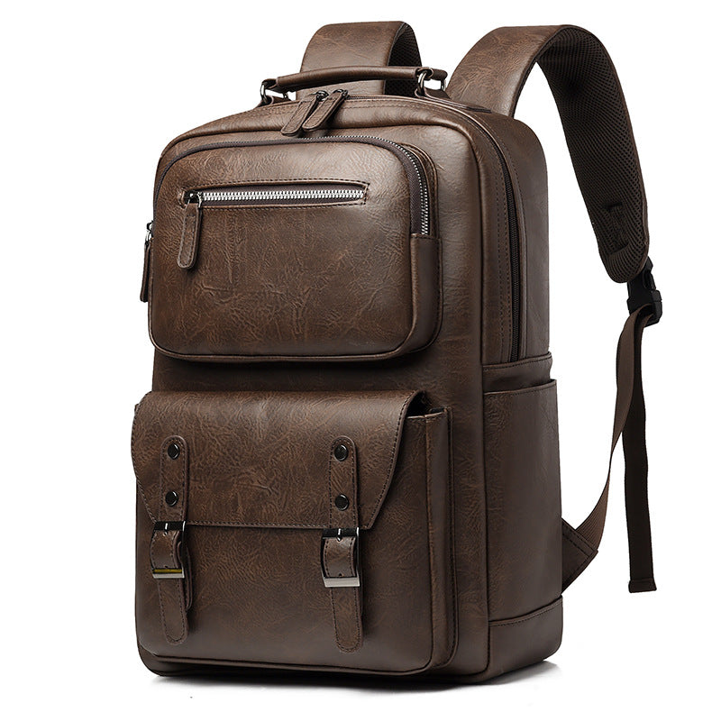 Premium Leder Organizer Rucksack Brehn