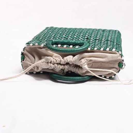 Damen Handtasche im modernen Flecht-Design Brehn