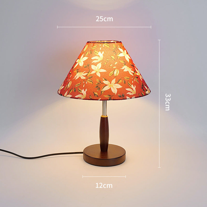 Florale Druck Tischlampe