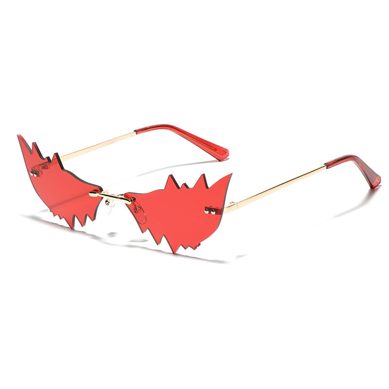 Damen Trendige Katzenaugen-Sonnenbrille mit schützendem UV-Filter und ausgefallenem Rahmen Brehn
