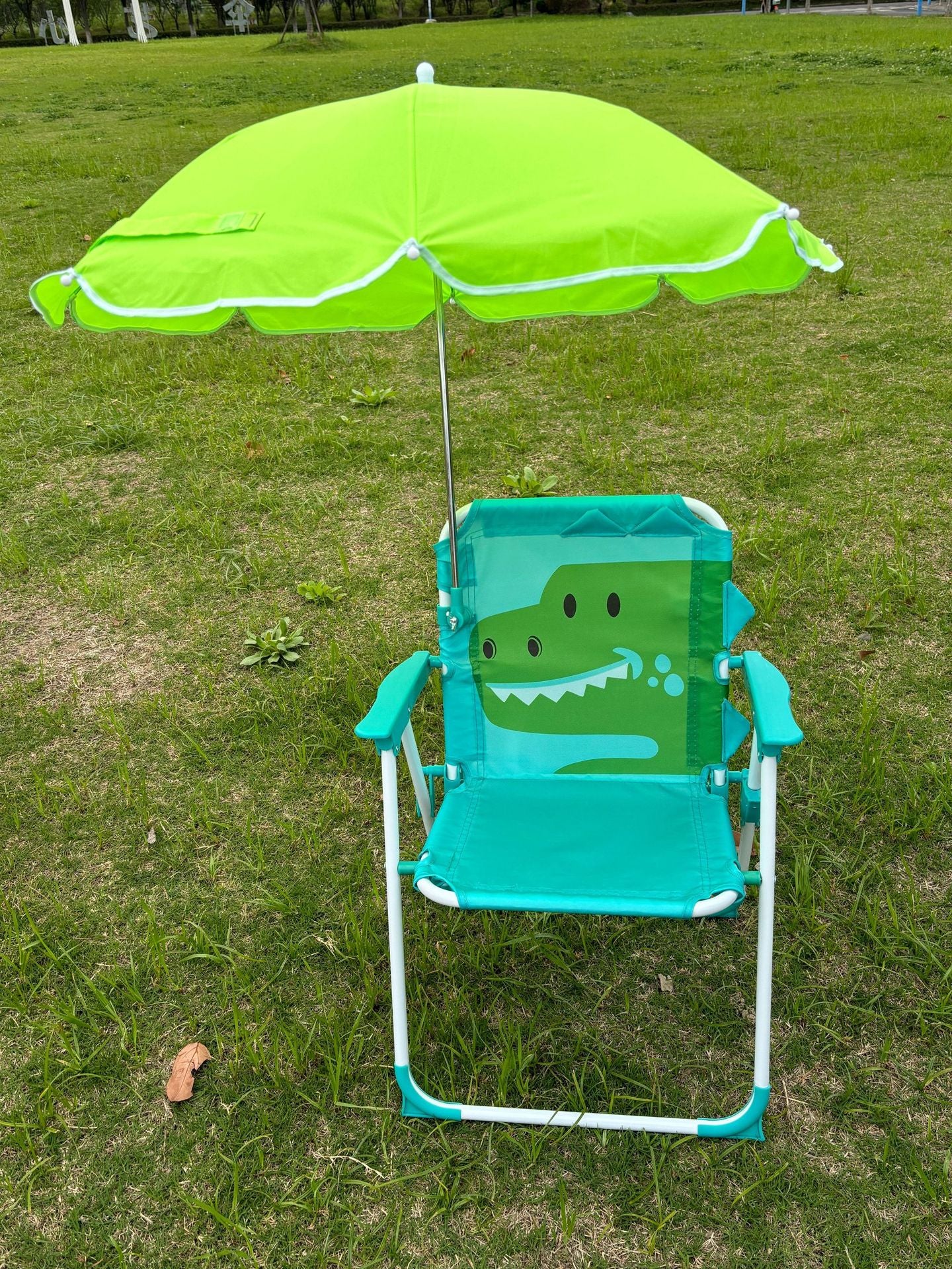 Damen Hochstuhl mit Sonnenschutz und tierischem Motiv Brehn
