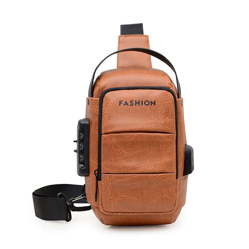 Stylish Umhängetasche aus Leder Brehn