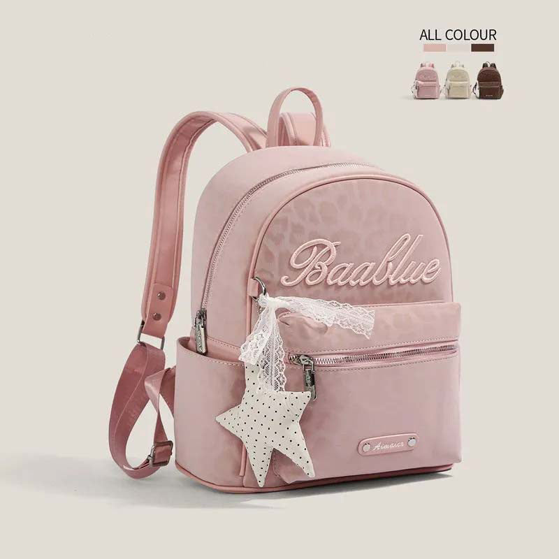 Stern-Bestickte Freizeit-Rucksack Brehn