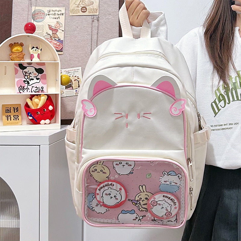 Süße Katzenohren Design Schulrucksack