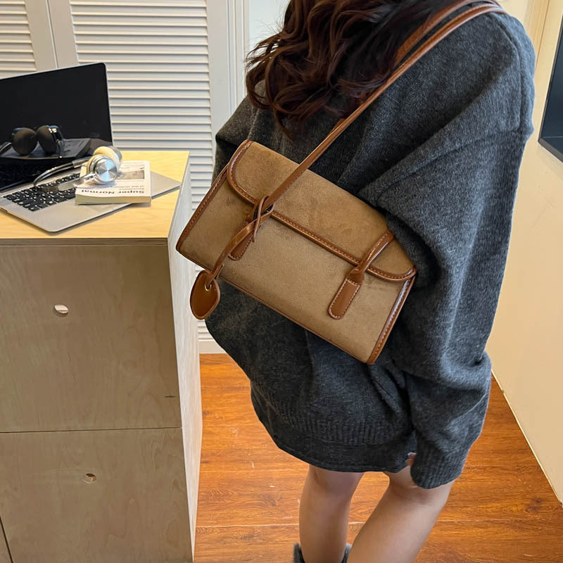 Wildleder Handtasche