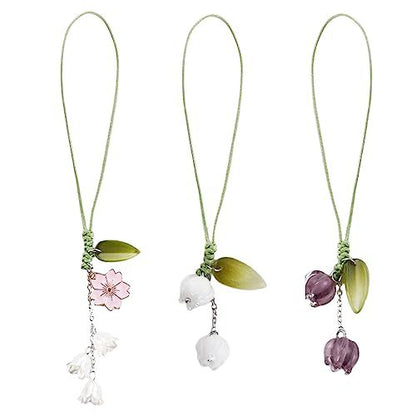 Dekorativer Floral Charm Schlüsselanhänger Brehn