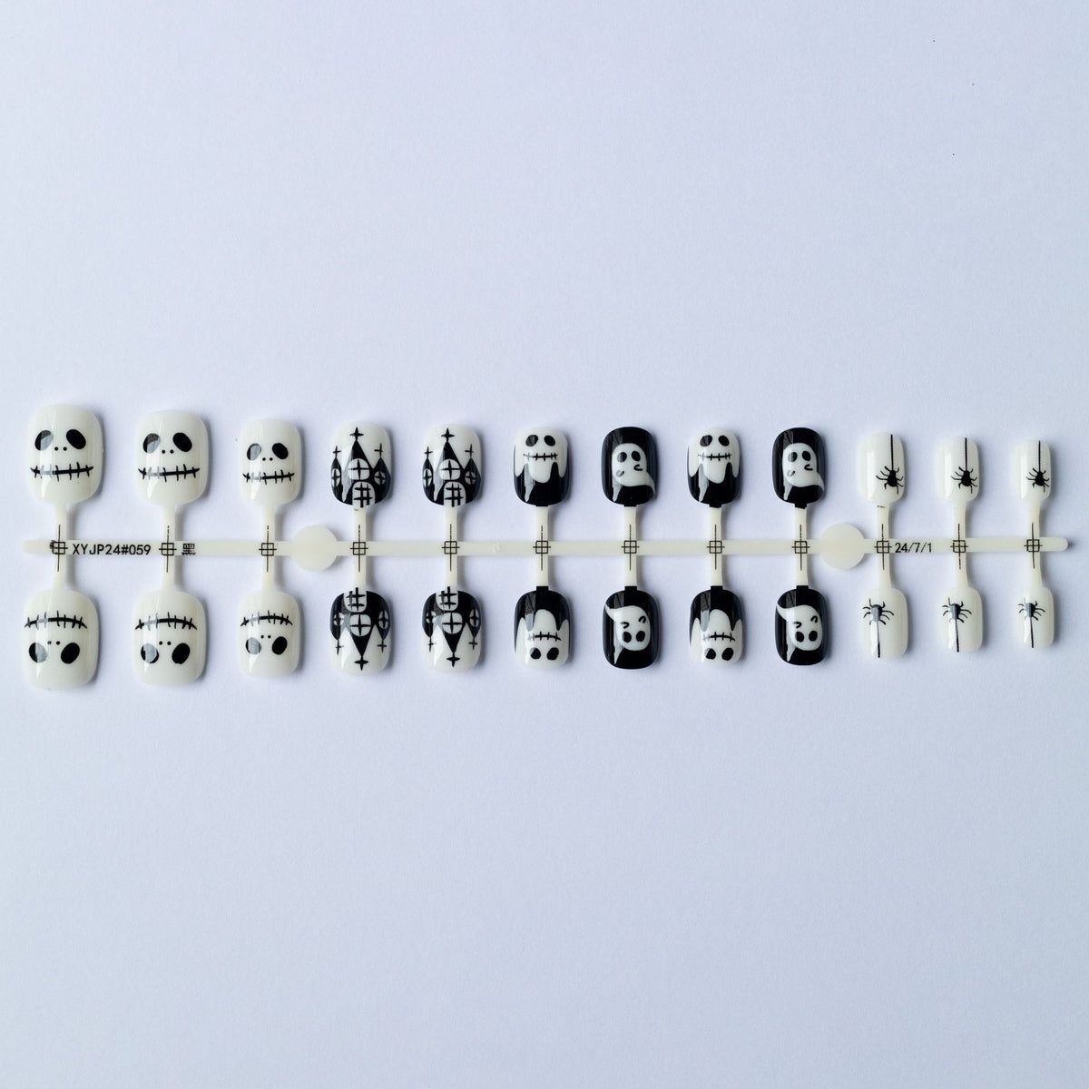 Halloween-Themen Gruselige Nagelkunst-Set