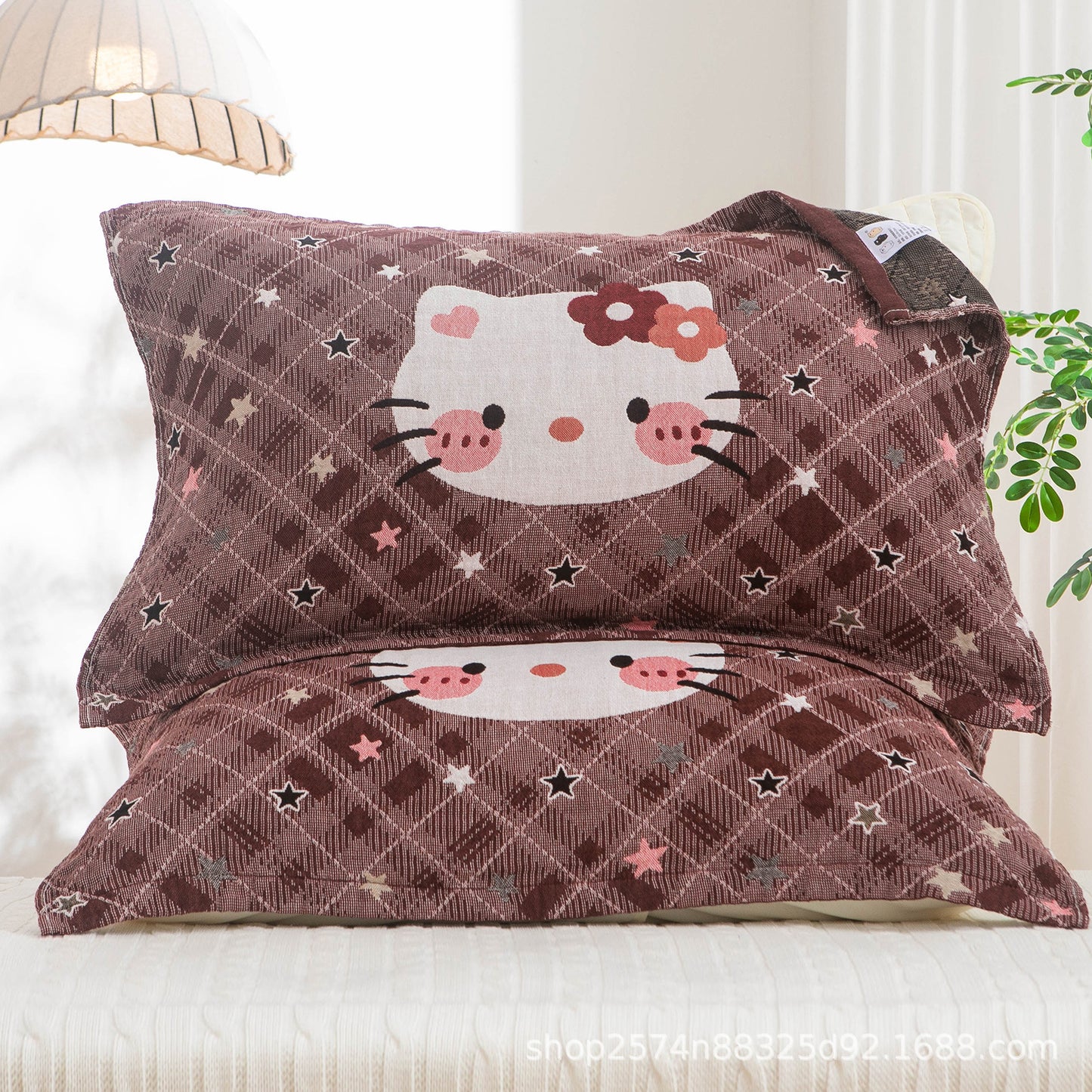 Damen Kissenbezug mit verspieltem Tiermotiv Brehn
