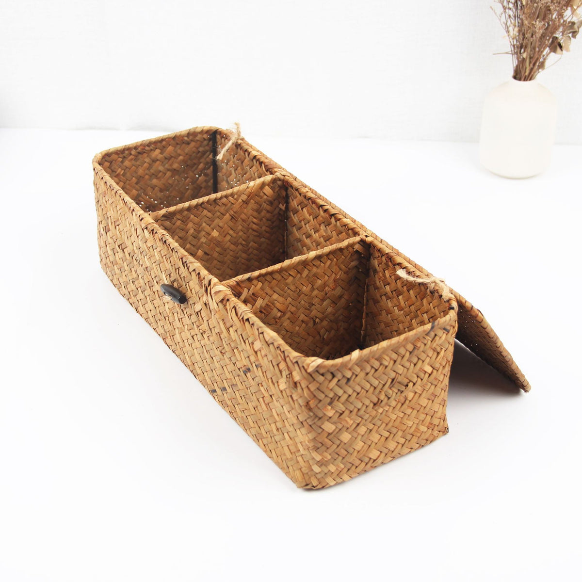 Mehrfach-Compartment Geflochtener Speicher-Organizer