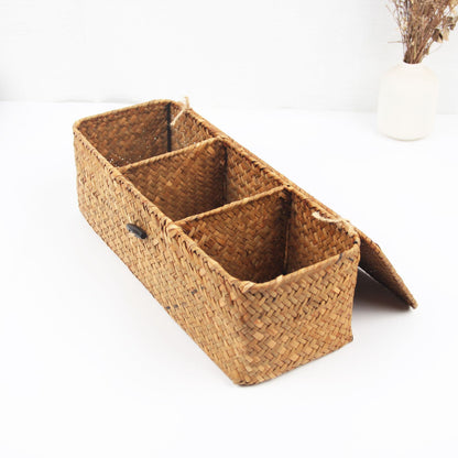 Mehrfach-Compartment Geflochtener Speicher-Organizer