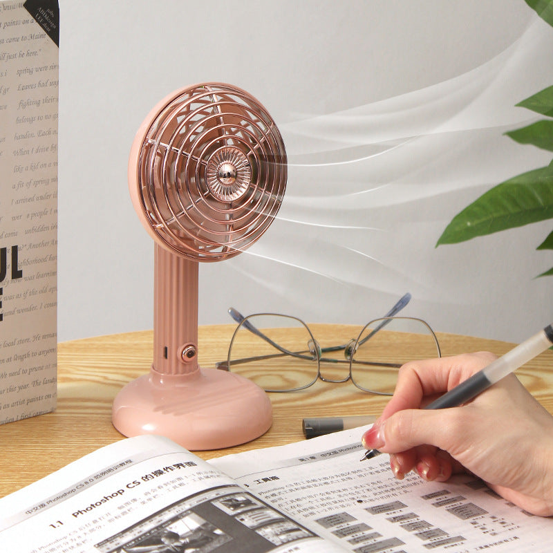 Damen Tragbarer Tischventilator im Retro-Stil Brehn