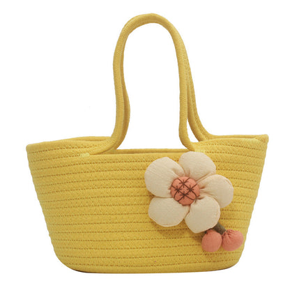 Dekorative Geflochtene Strohtasche Brehn