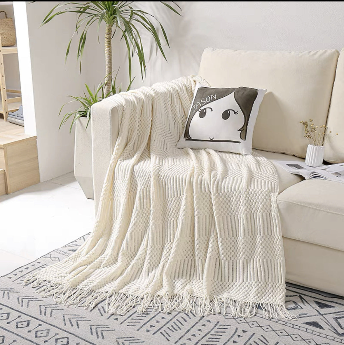 Hausdekoration Strickwaren