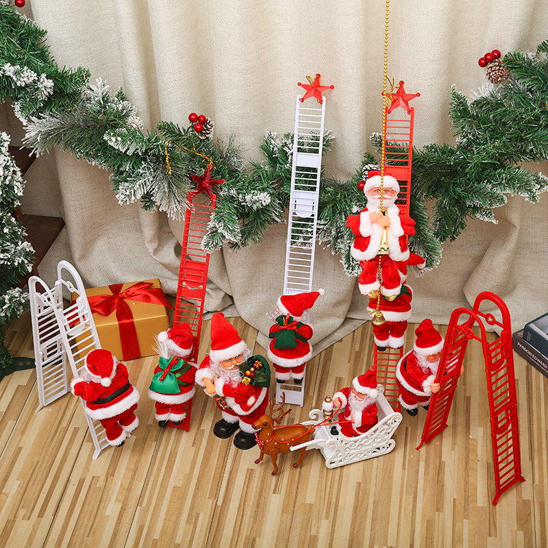 Lustige Weihnachtsmann Deko Figur Brehn
