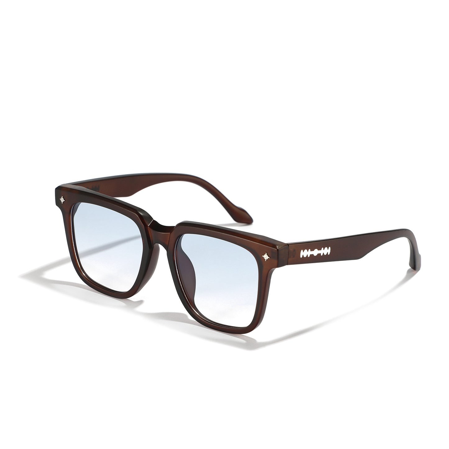 Damen modische quadratische Sonnenbrille mit stilvollem Schildpatt-Design Brehn