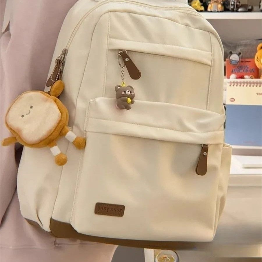Modischer Freizeitrucksack Mit Süßem Bären-Anhänger Brehn