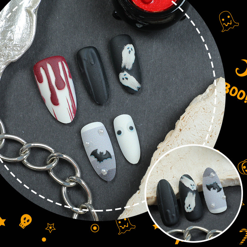 Halloween-Themen Dekorative Press-On Nagelkunst Set 1790738839