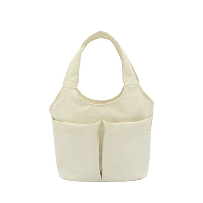 Minimalist Strukturierte Schultertasche
