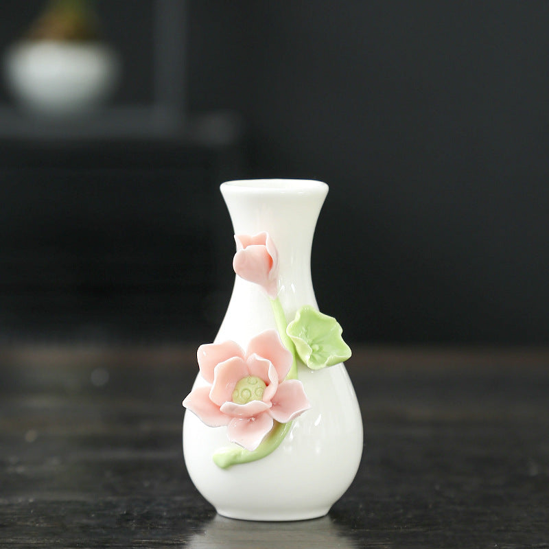 Florale Kunst Keramikvase Brehn