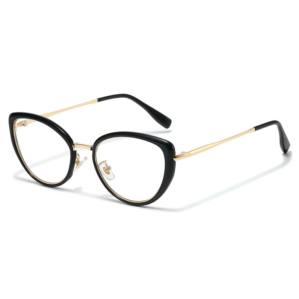 Modische Cat-Eye-Sonnenbrille mit trendigem Schildpatt-Rahmen Brehn