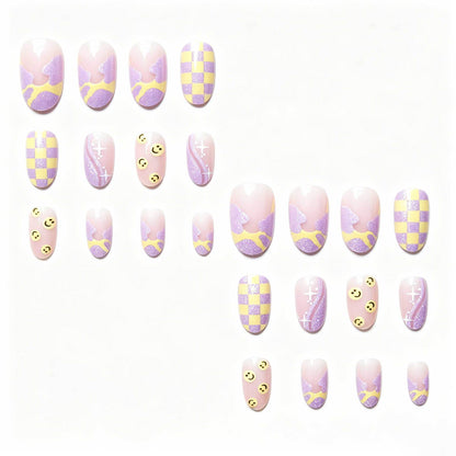 Künstlerisches gemustertes Gel Nagelkunst