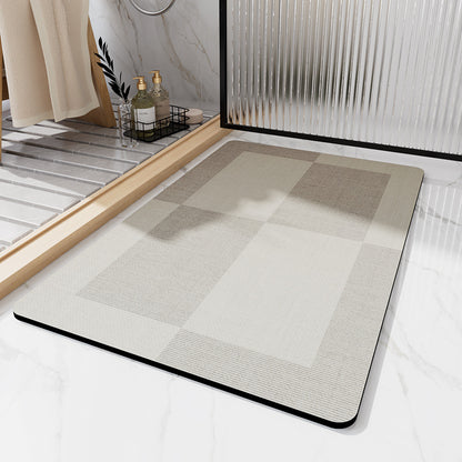 Stylische rutschfeste Badematte