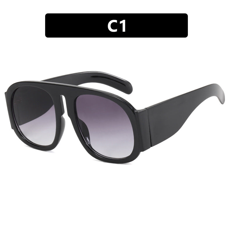 Damen oversized Sonnenbrille mit breitem Rahmen und hoher UV-Schutz Brehn