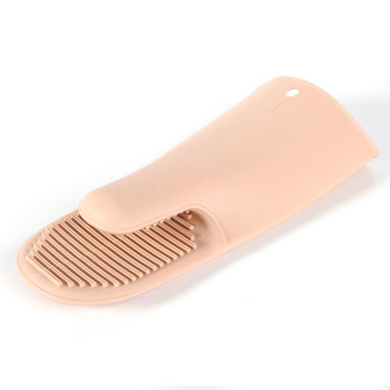 Silikon Küchenhandschuh mit Integrierten Reinigungsborsten Brehn