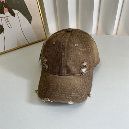 Damen Distressed Denim Baseball Cap Brehn 1784083631