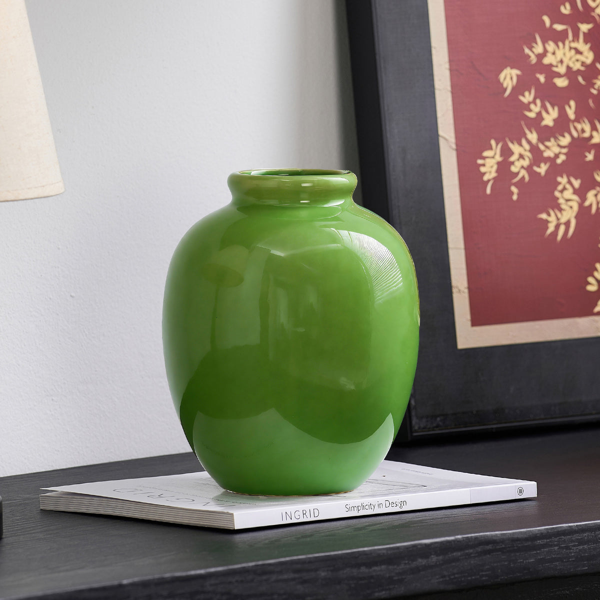 Elegante Keramikvase für stilvolle Wohnräume Brehn