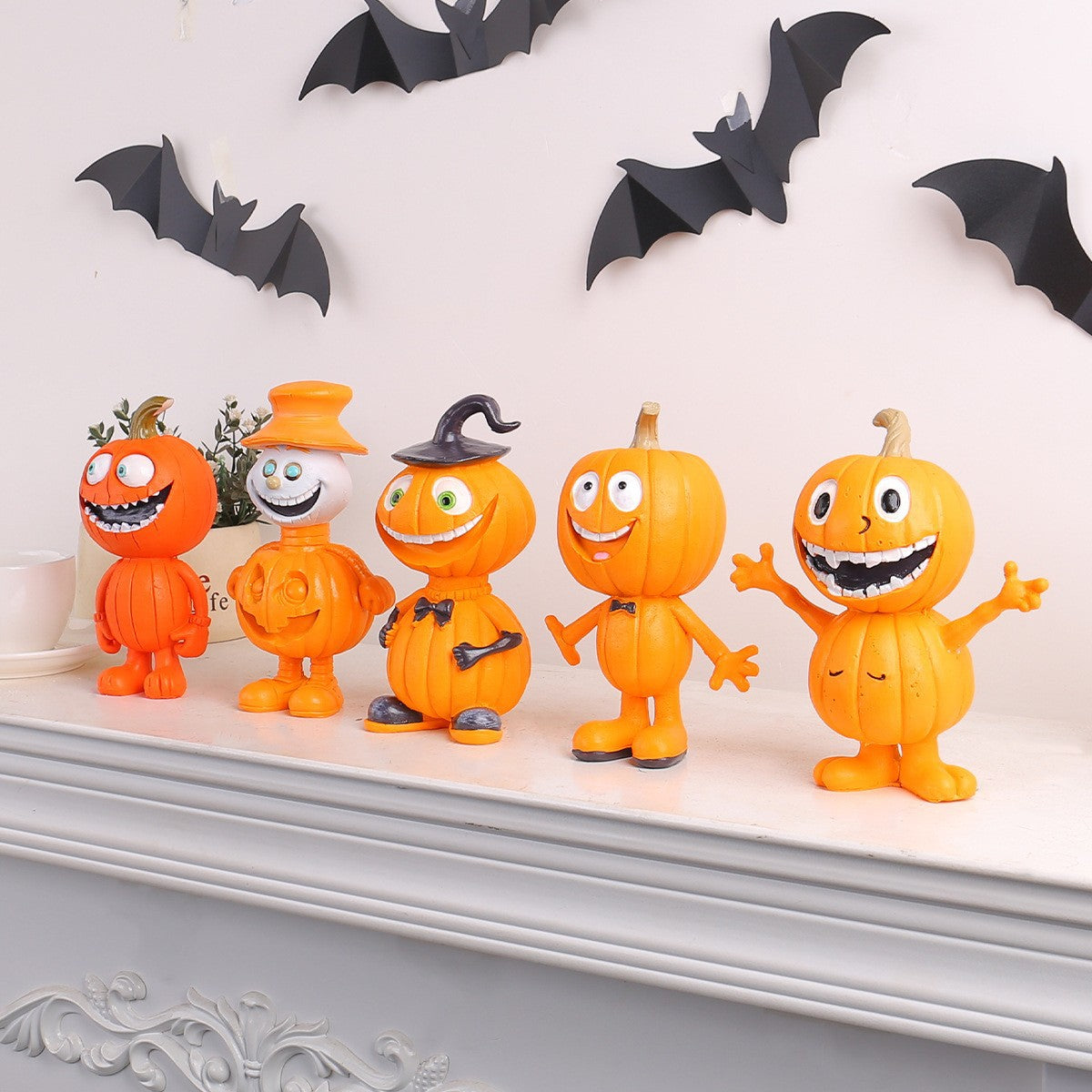 Lustige Halloween Kürbisfigur Brehn