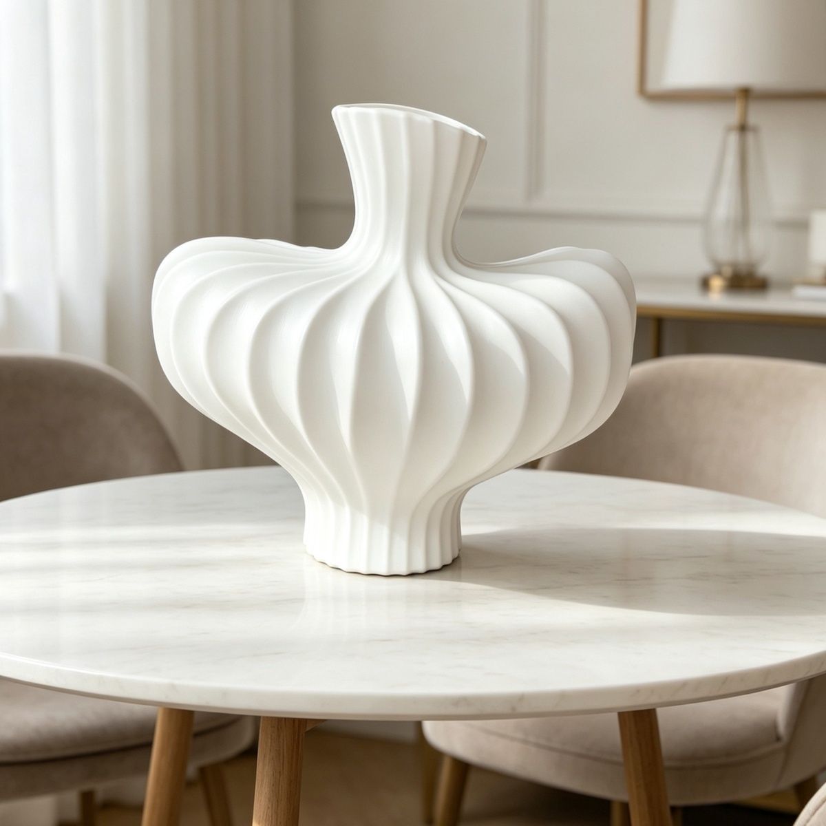 Dekorative Künstlerische Vase Brehn