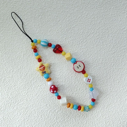 Funky Perlen Charm Lanyard Brehn