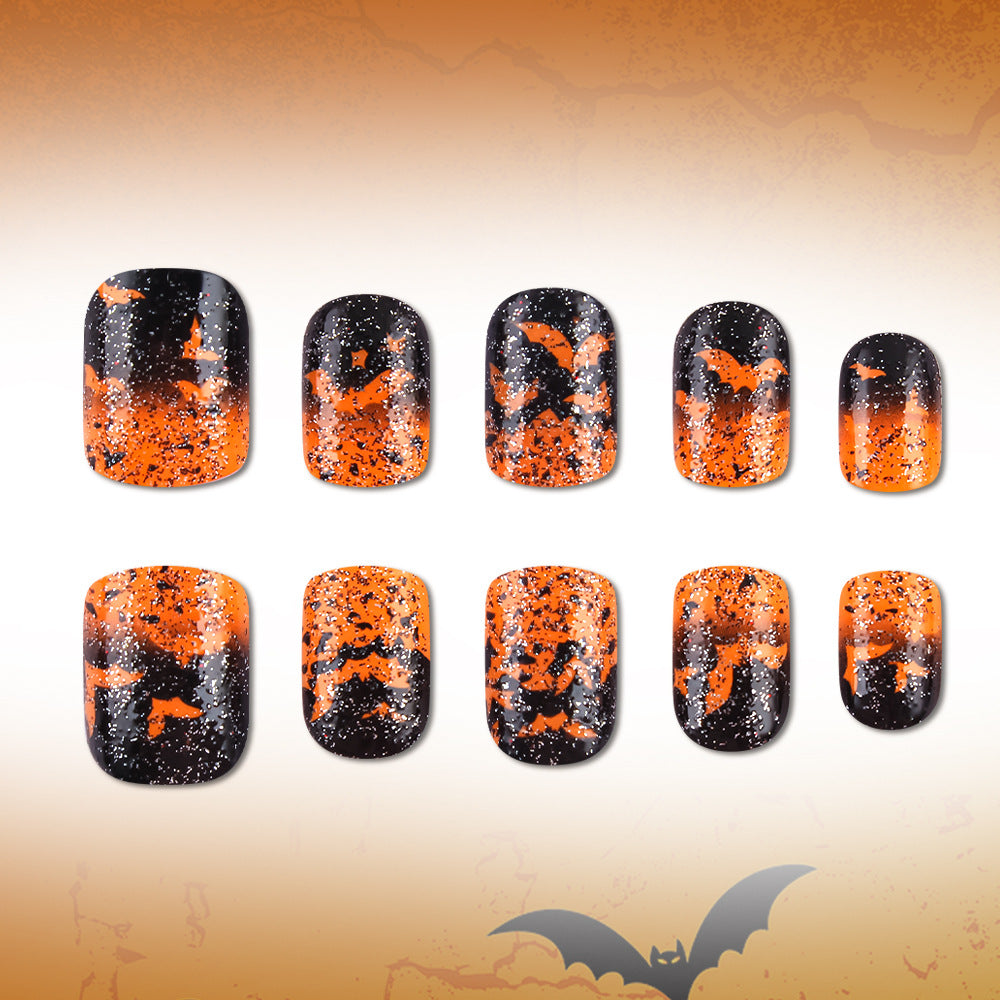Halloween-Themen Künstlerische Press-On Nägel Brehn