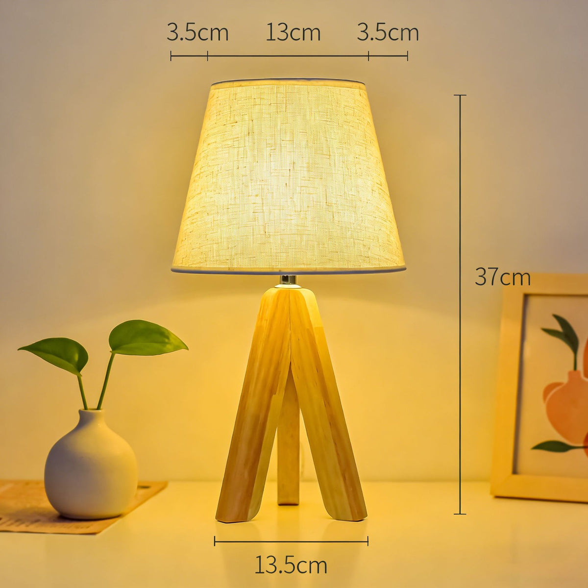 Dekorative Tischlampe