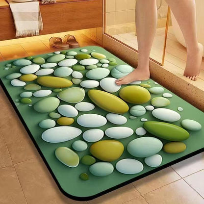 Pebble Design Badematte