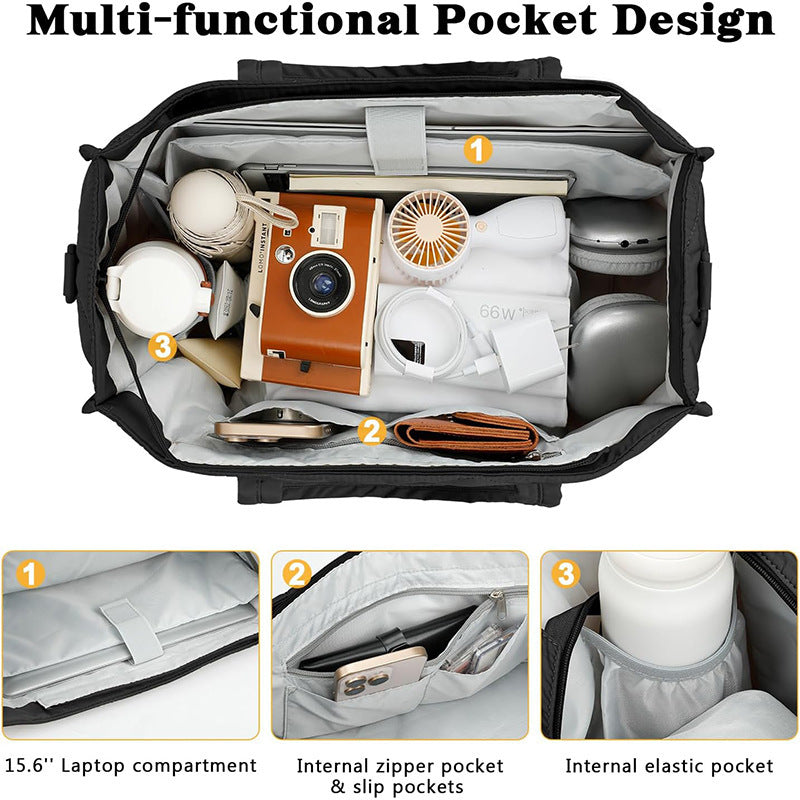 Isolierte Picknicktasche mit Mehreren Fächern und Praktischer Kühlfunktion Brehn