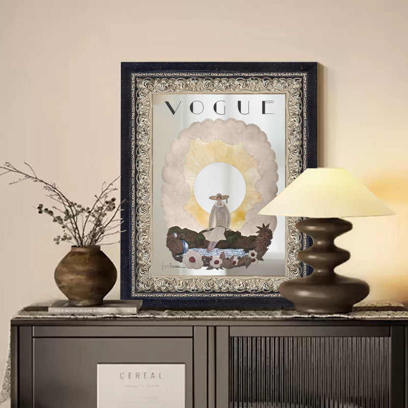 Gerahmter Vogue Kunstdruck