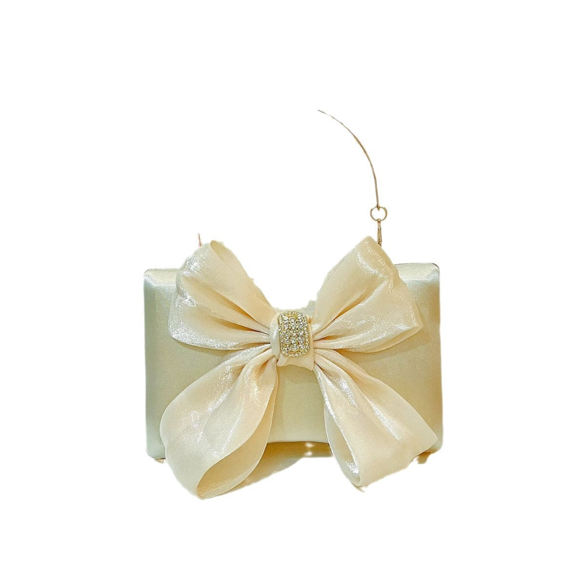 Elegante Satin Abend Clutch
