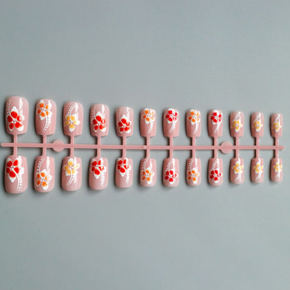 Floral Acryl-Nagelkunst-Design-Set  1790958182