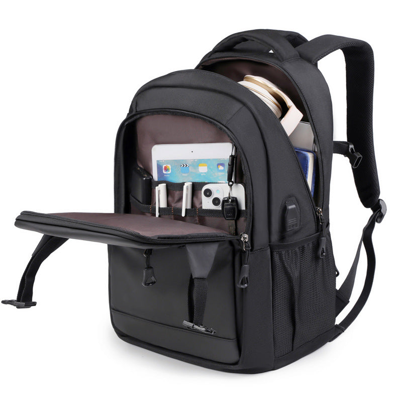 Eleganter Laptop-Rucksack mit Vielseitigen Fächern und Ergonomischem Design Brehn