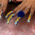 Künstlerisches Langes Stiletto Press-On Nagelset Brehn