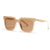 Damen quadratische Sonnenbrille mit elegantem Schildpatt-Design Brehn