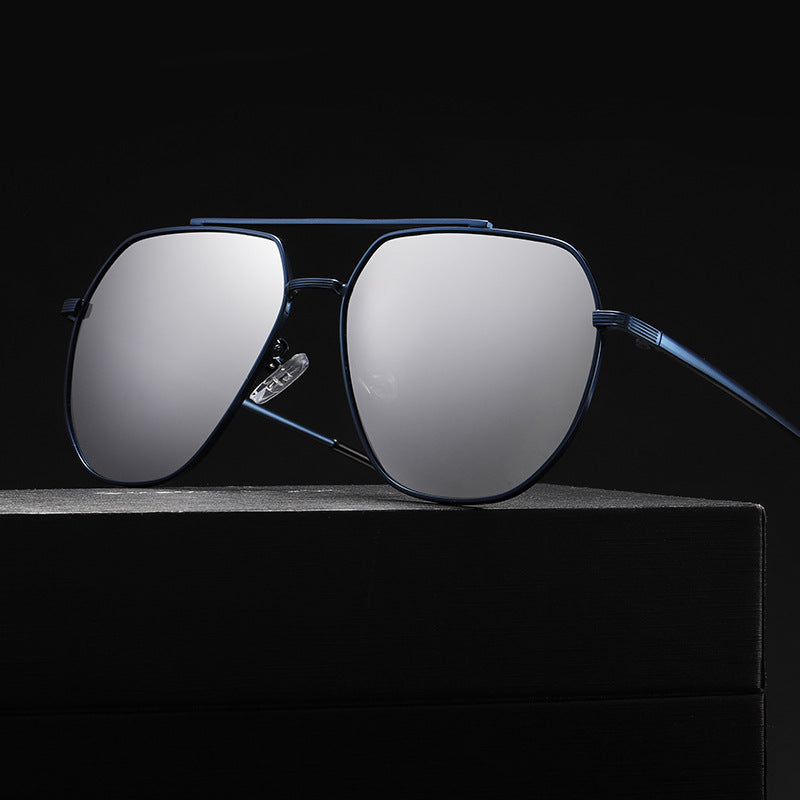 Damen stilvolle Sonnenbrille mit innovativem Metallrahmen Brehn