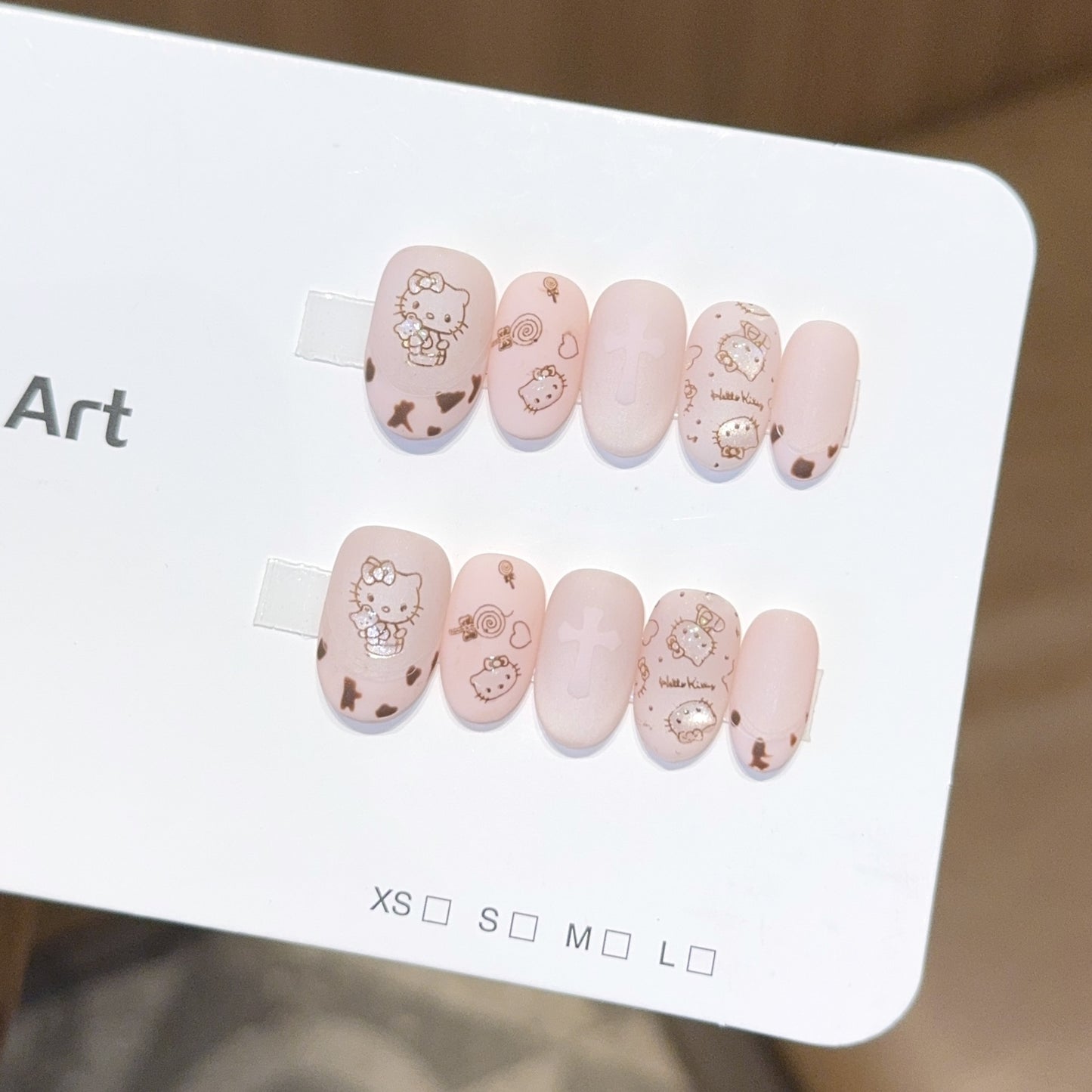 Kunstnagelset mit Verspieltem Hello Kitty Motiv Brehn