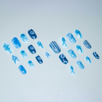 Ozean-Themen-Nagelkünstler-Set